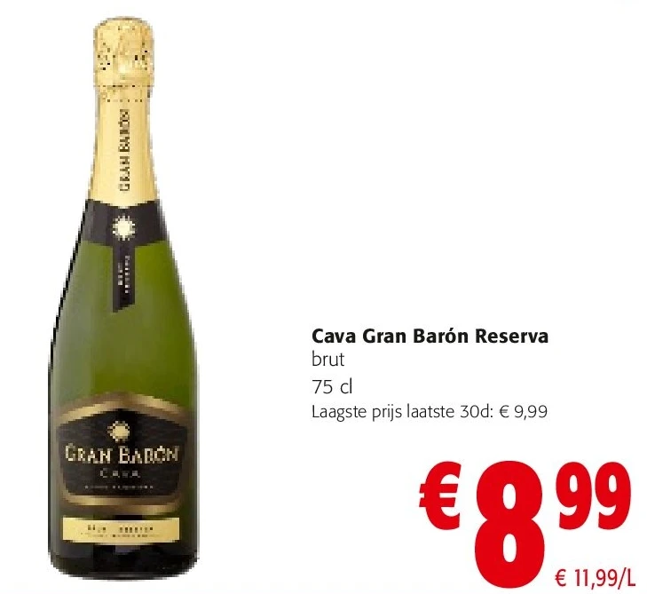 Cava Gran Barón Reserva brut 75 cl
