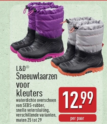 Sneeuwlaarzen voor kleuters