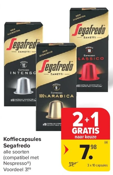 Ko ecapsules Segafredo