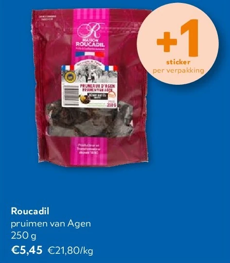 Roucadil pruimen van Agen 250 g