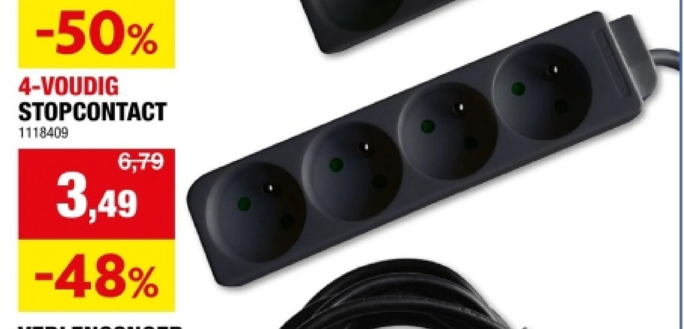 4-VOUDIG STOPCONTACT