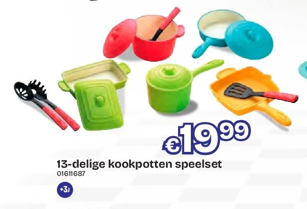 13-delige kookpotten speelset