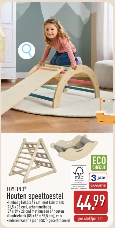 Houten speeltoestel