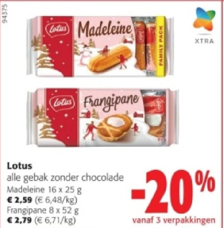 Lotus Madeleine 16 x 25 g