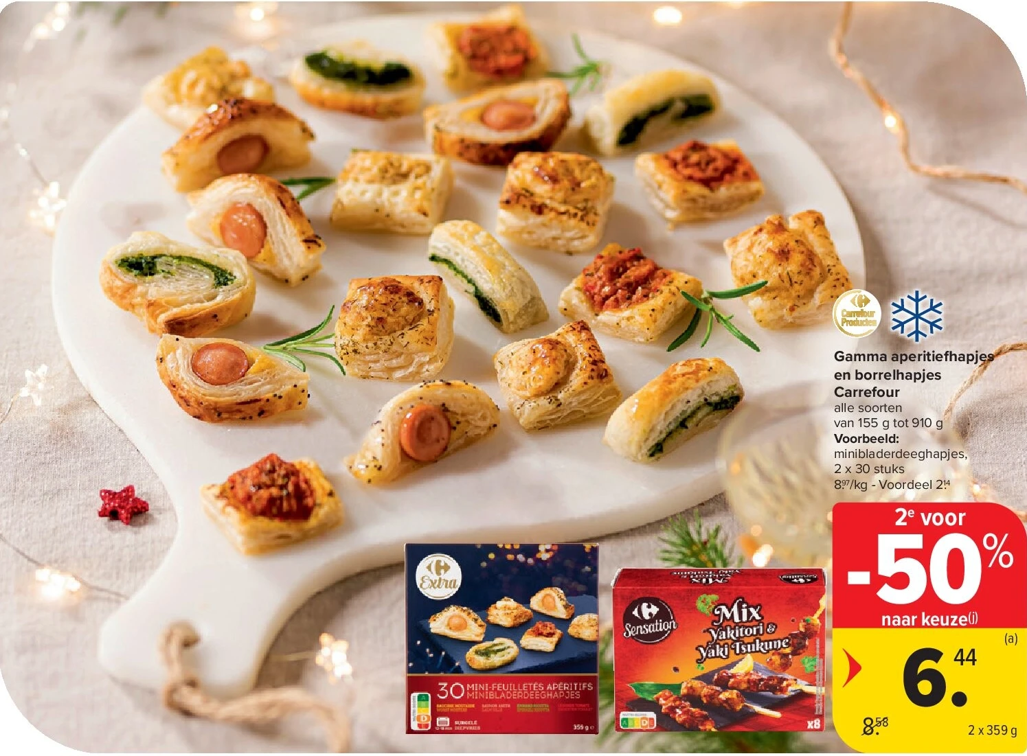 Gamma aperitiefhapjes en borrelhapjes Carrefour