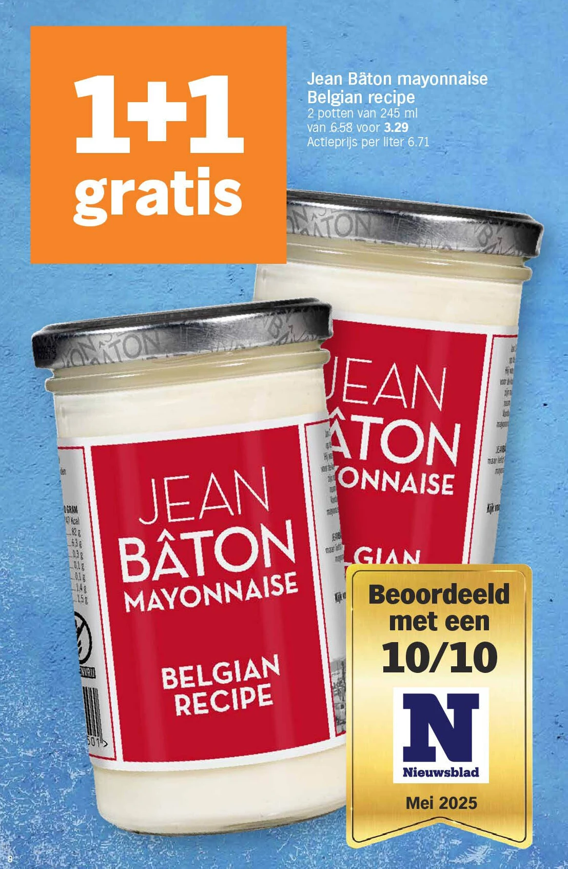 Jean Bâton mayonnaise Belgian recipe
