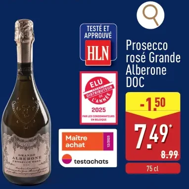 Prosecco rosé Grande Alberone DOC