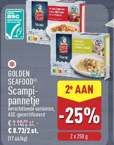 Scampi pannetje