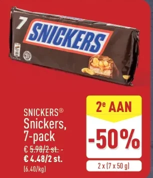 Snickers, 7-pack