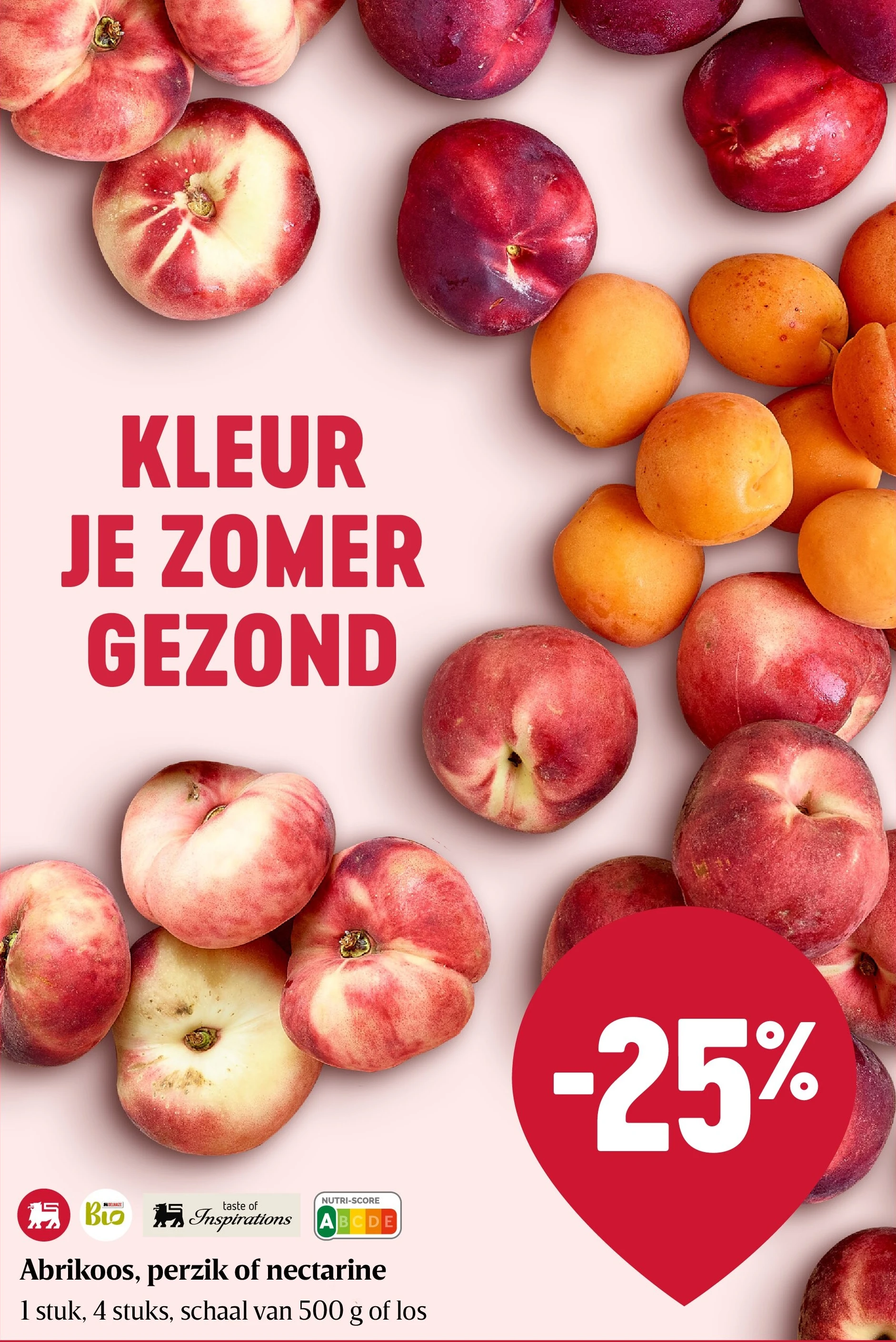 Abrikoos, perzik of nectarine