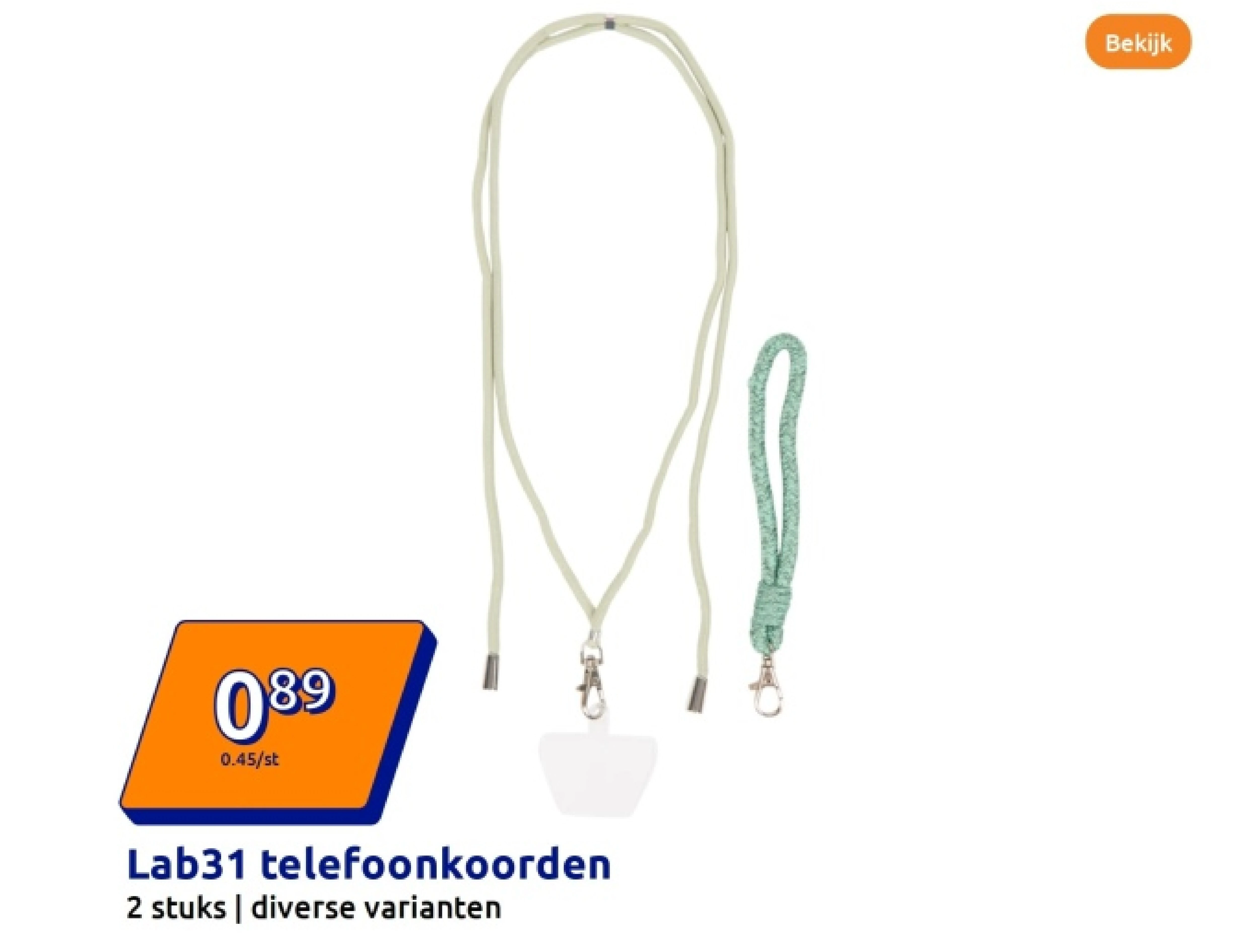Lab31 telefoonkoorden