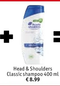 Head & Shoulders Classic shampoo 400 ml