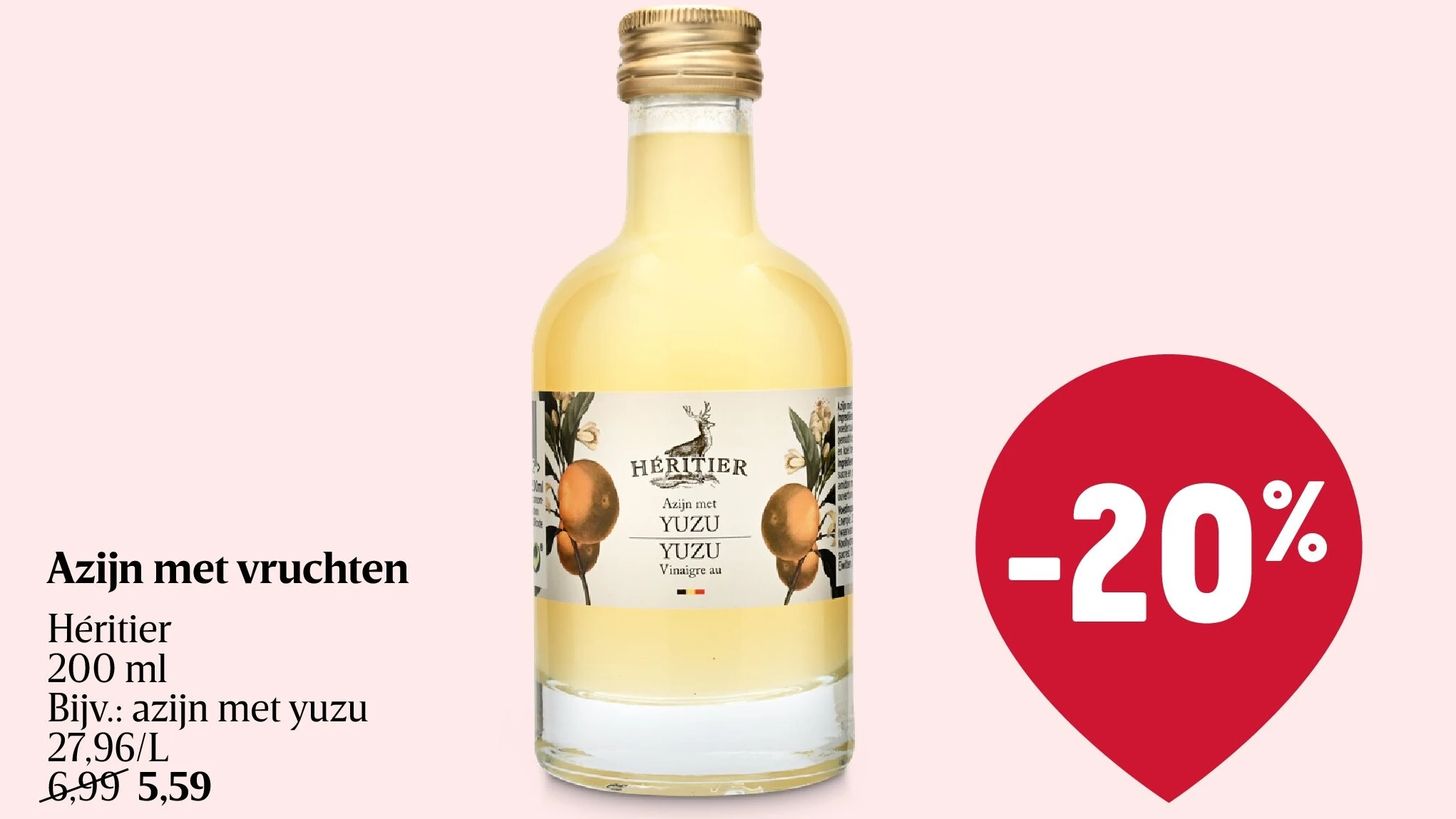 Azijn met vruchten