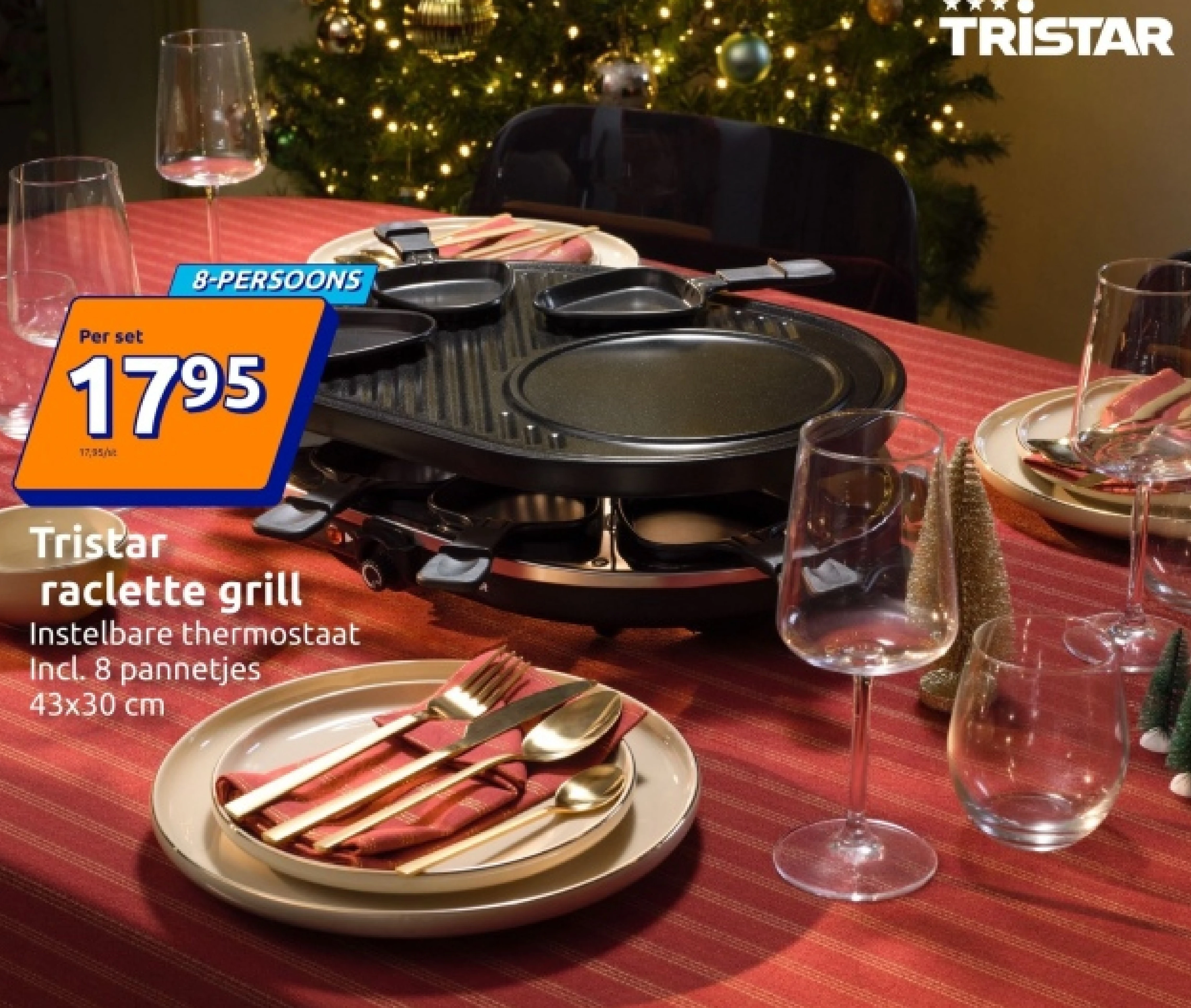Tristar raclette grill