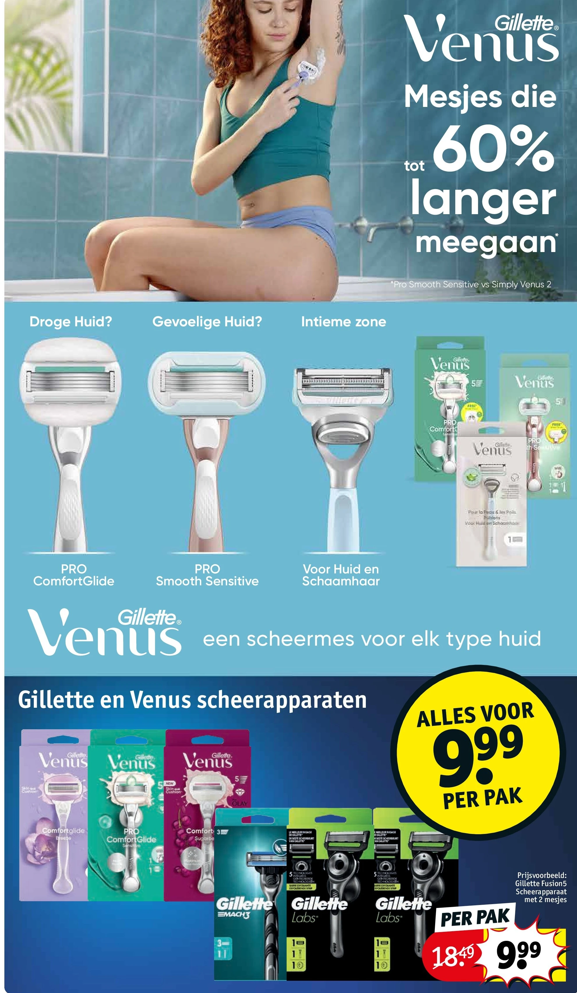 Gillette Fusion5 Scheerapparaat met 2 mesjes