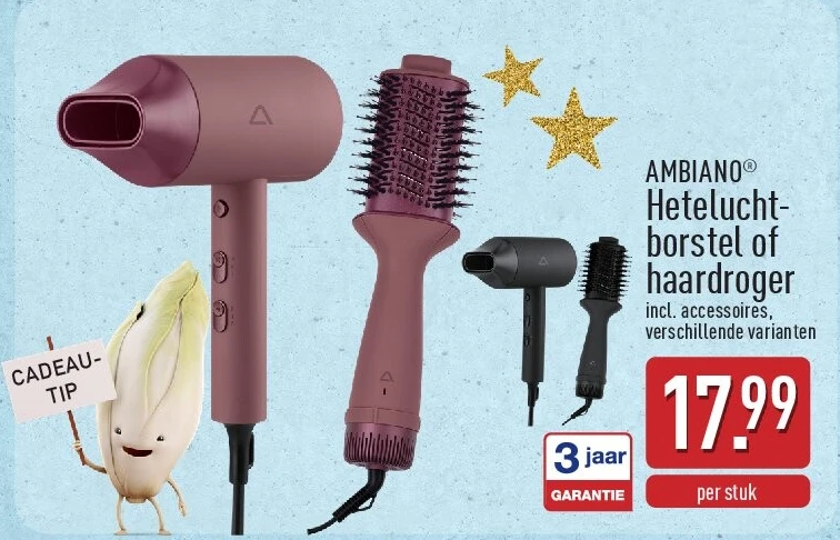 Heteluchtborstel of haardroger