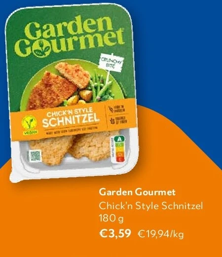 Garden Gourmet Chick’n Style Schnitzel 180 g