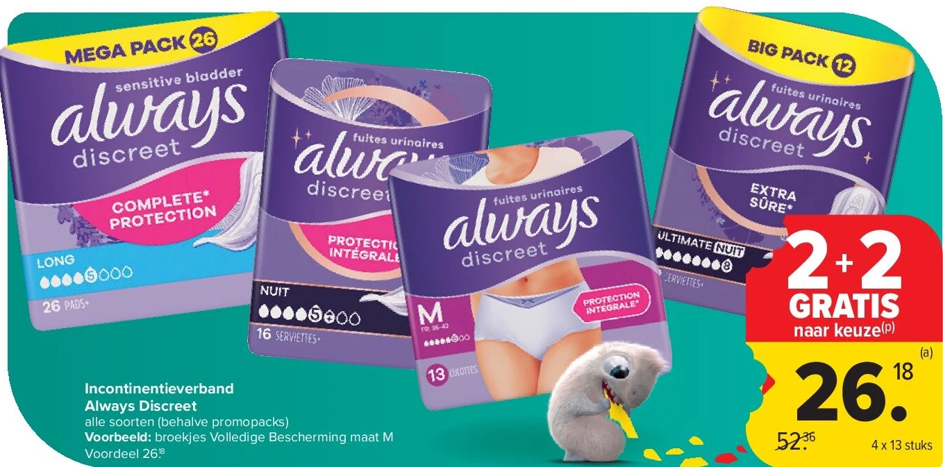 Incontinentieverband Always Discreet