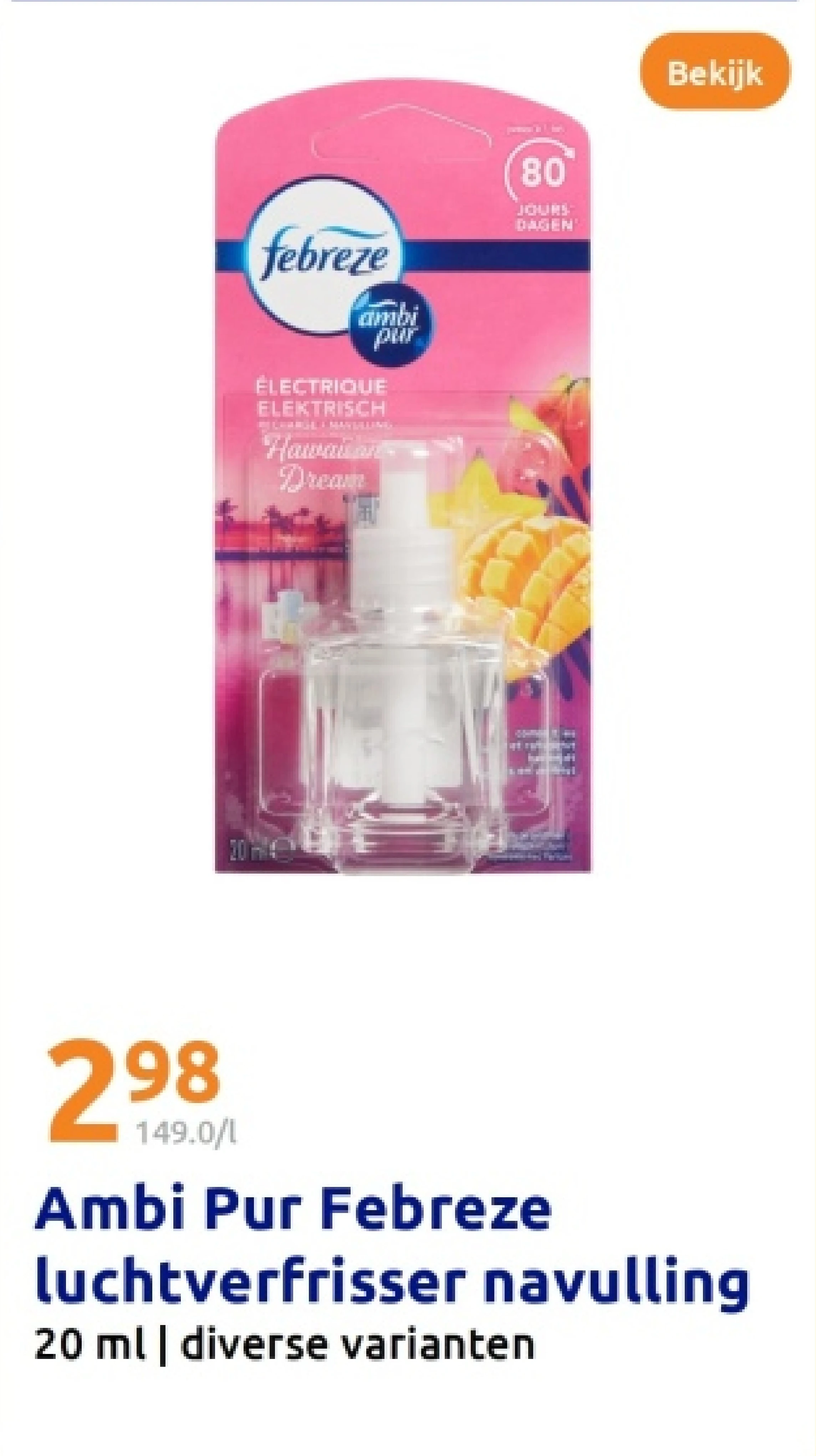 Ambi Pur Febreze luchtverfrisser navulling