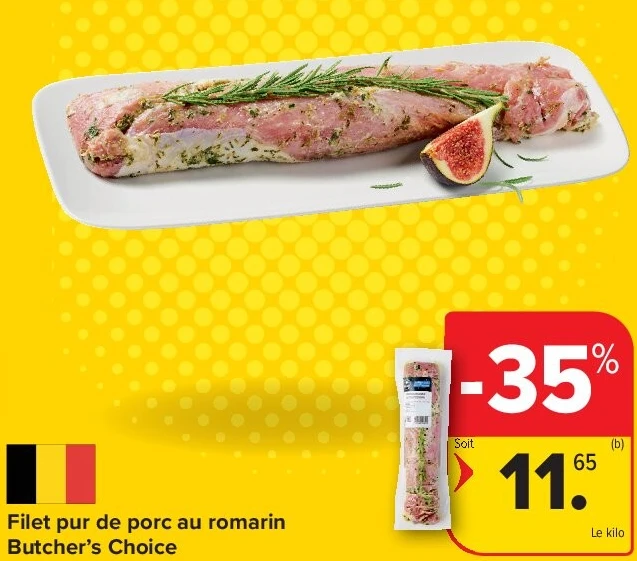 Filet pur de porc au romarin Butcher’s Choice