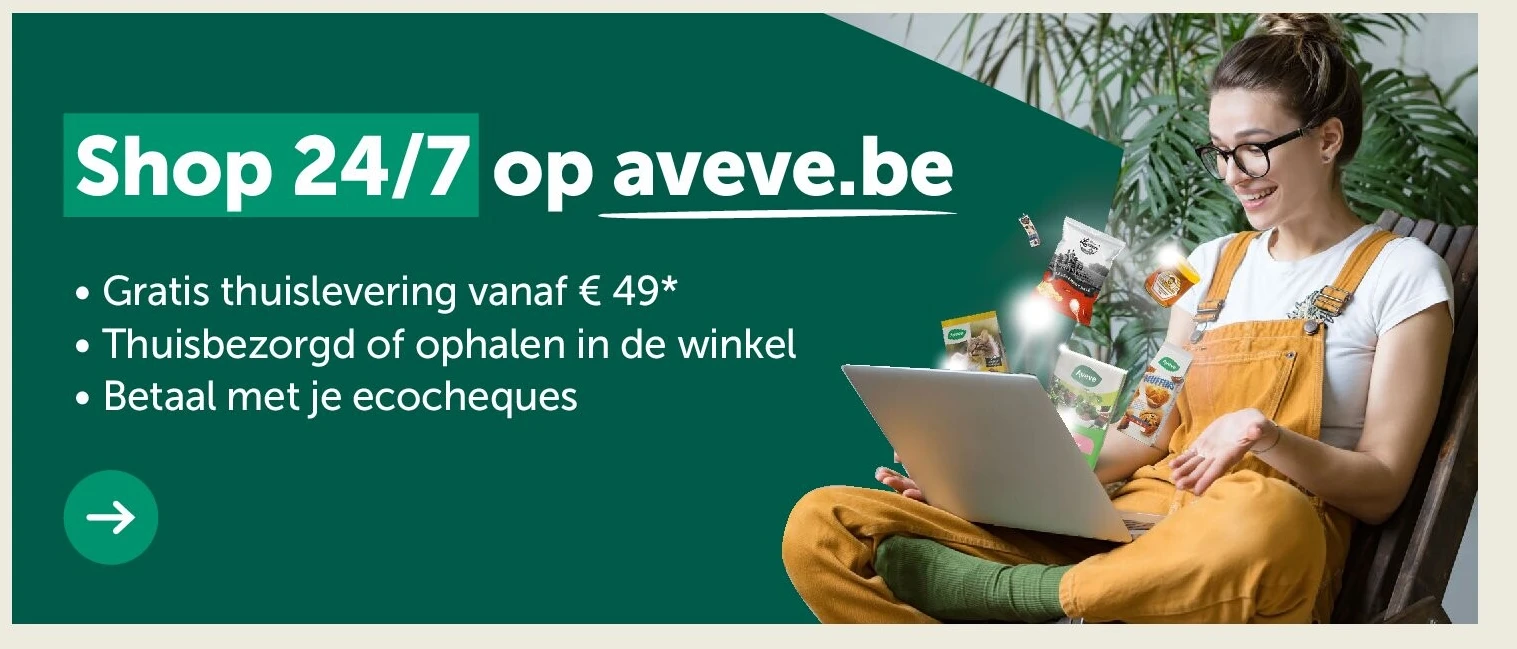 Shop 24/7 op aveve.be