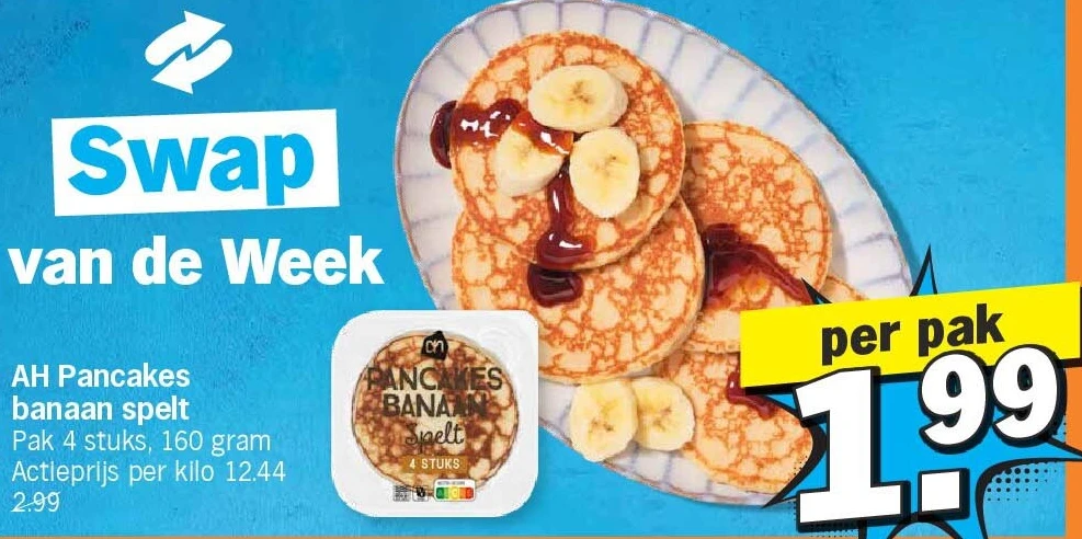 AH Pancakes banaan spelt
