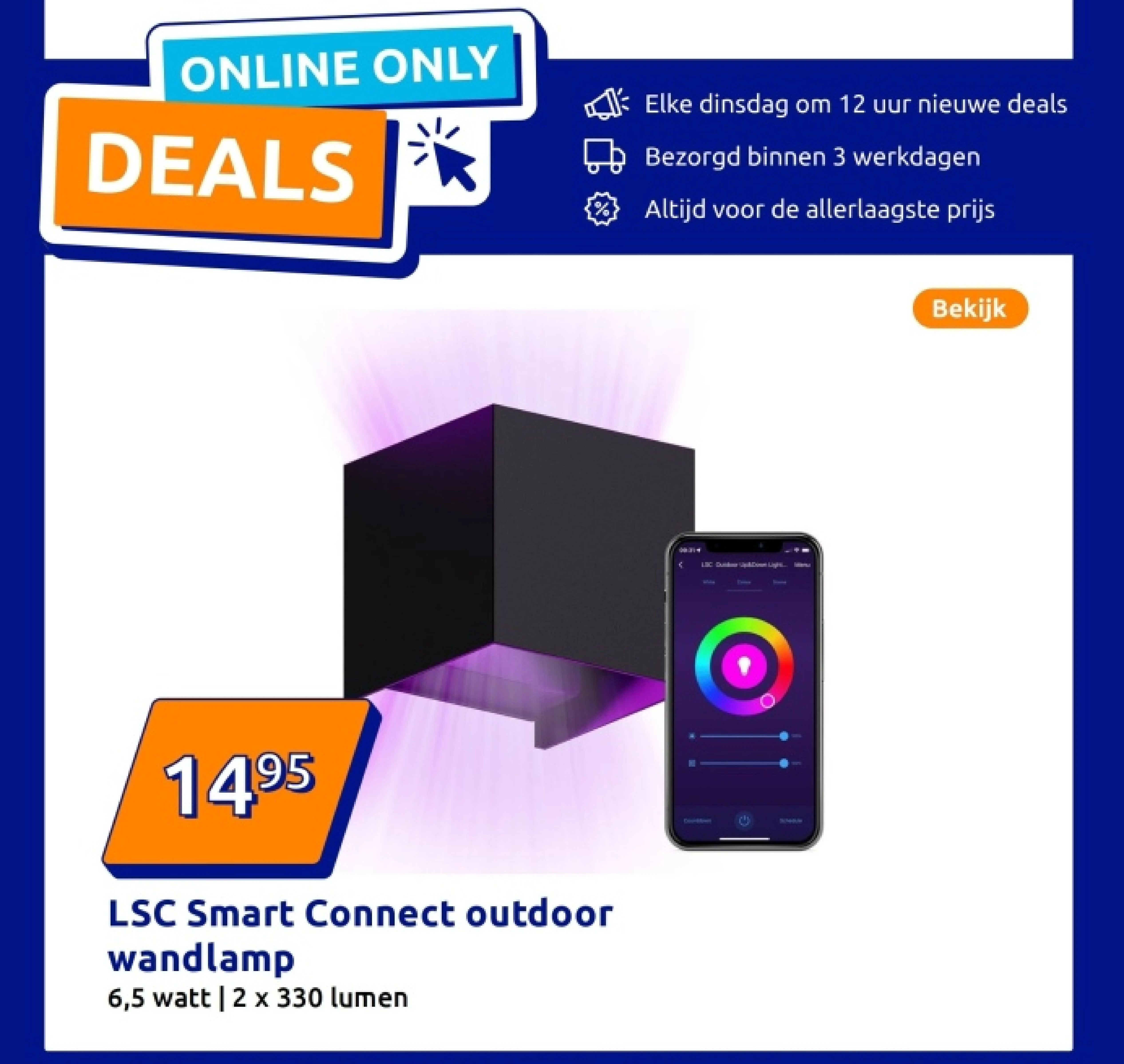 LSC Smart Connect outdoor wandlamp