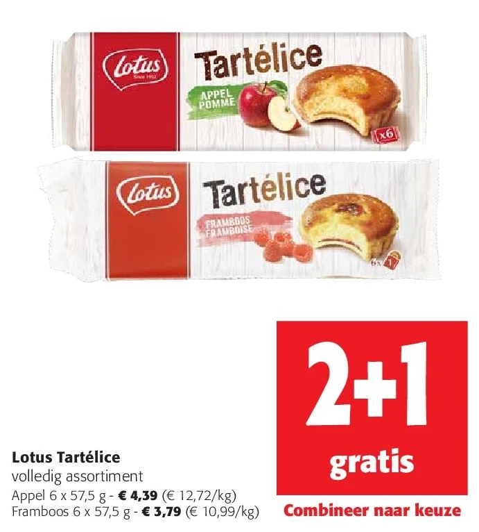 Lotus Tartélice Appel 6 x 57,5 g
