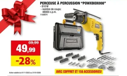 PERCEUSE À PERCUSSION "POWXBOXO08"