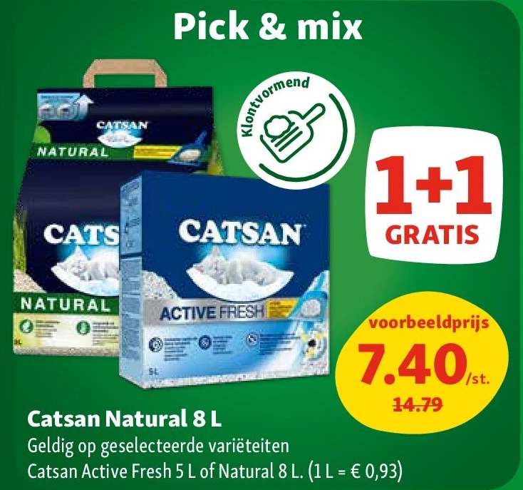 Catsan Natural 8 L