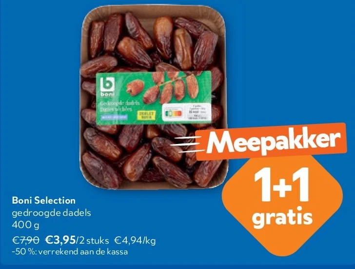 Boni Selection gedroogde dadels 400 g