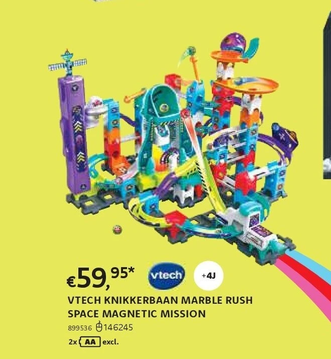 VTECH KNIKKERBAAN MARBLE RUSH SPACE MAGNETIC MISSION