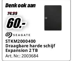 STKM2000400 Draagbare harde schijf Expansion 2 TB