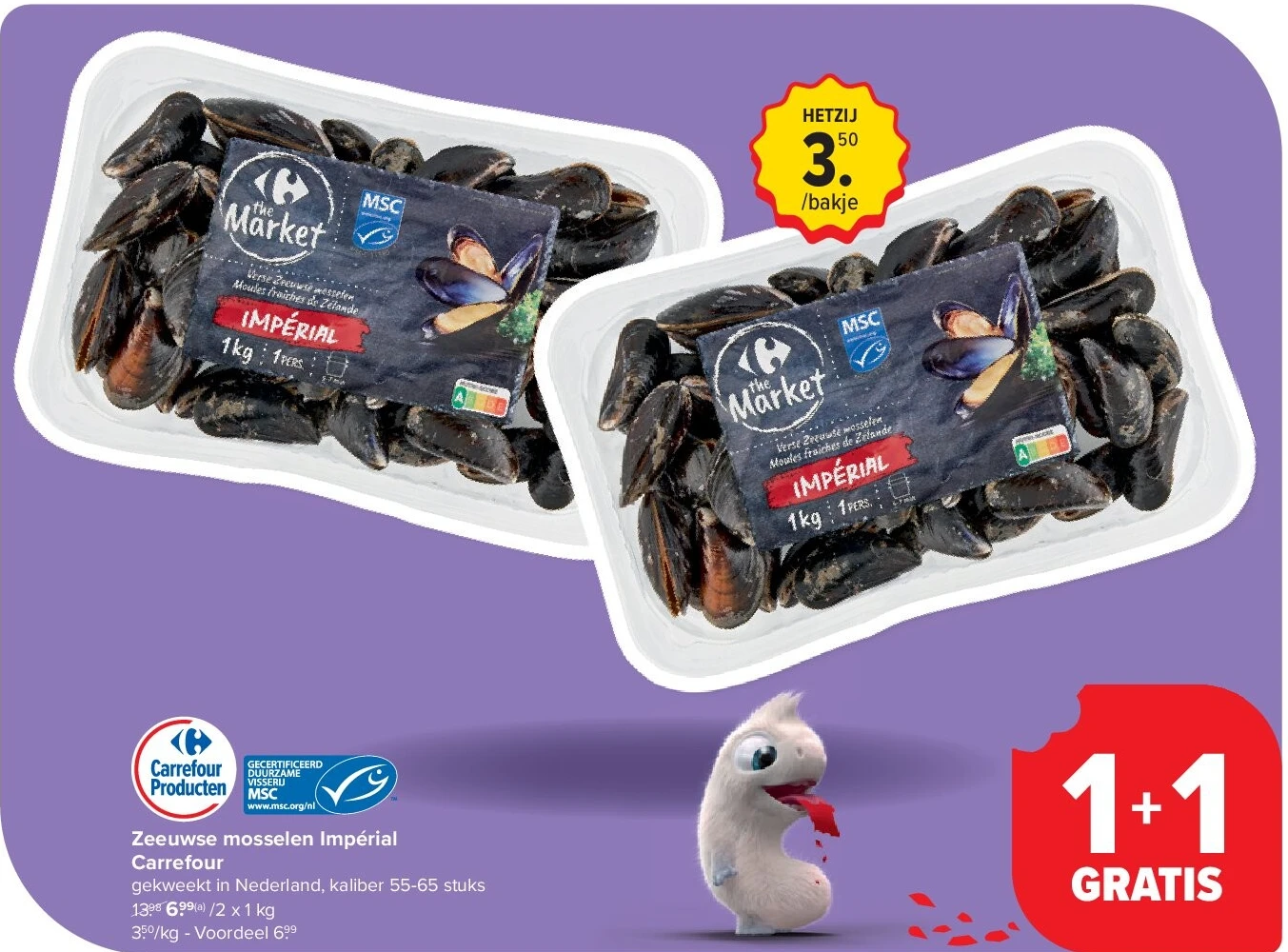 Zeeuwse mosselen Impérial Carrefour