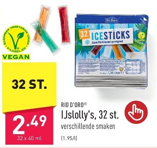 IJslolly's, 32 st.