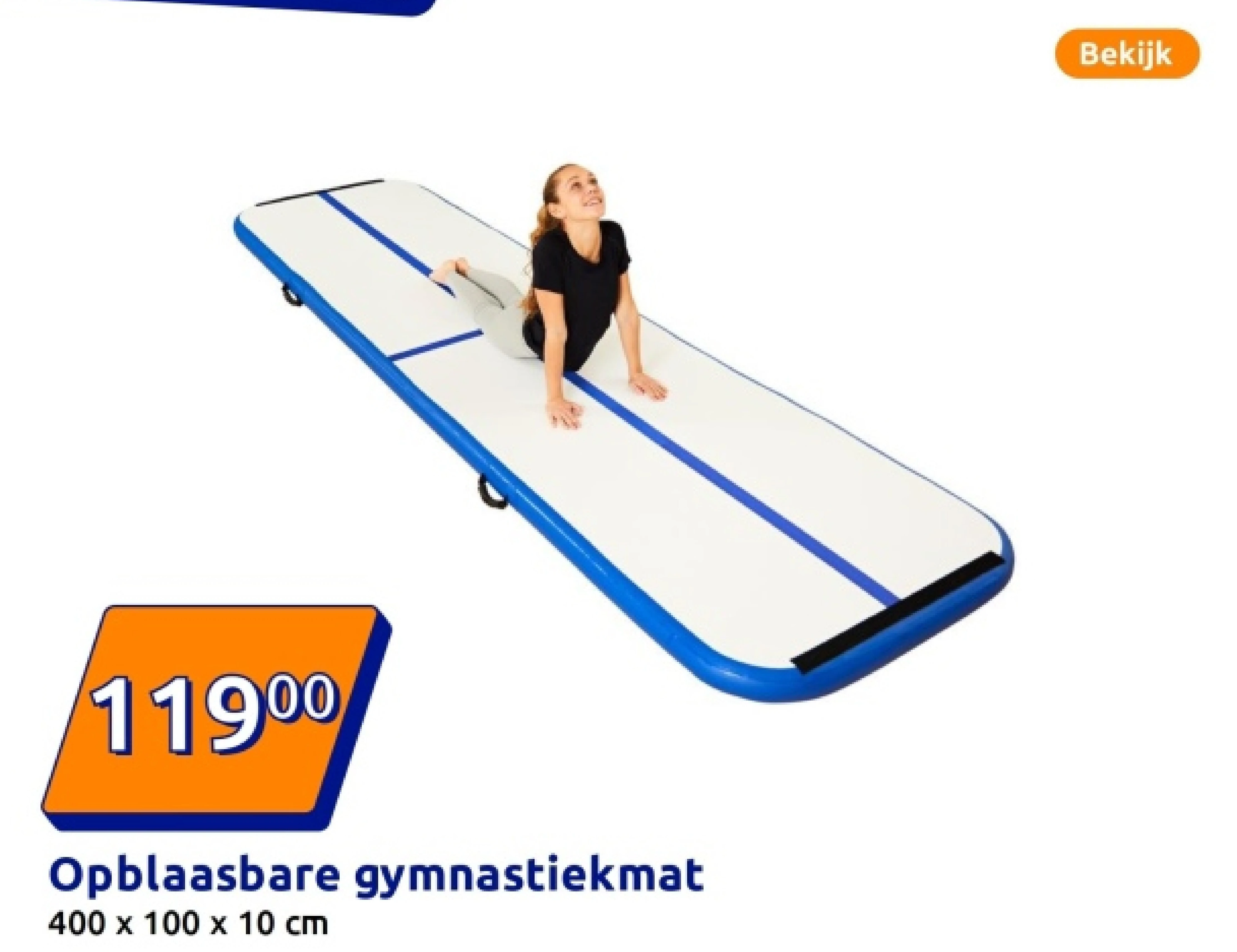 Opblaasbare gymnastiekmat