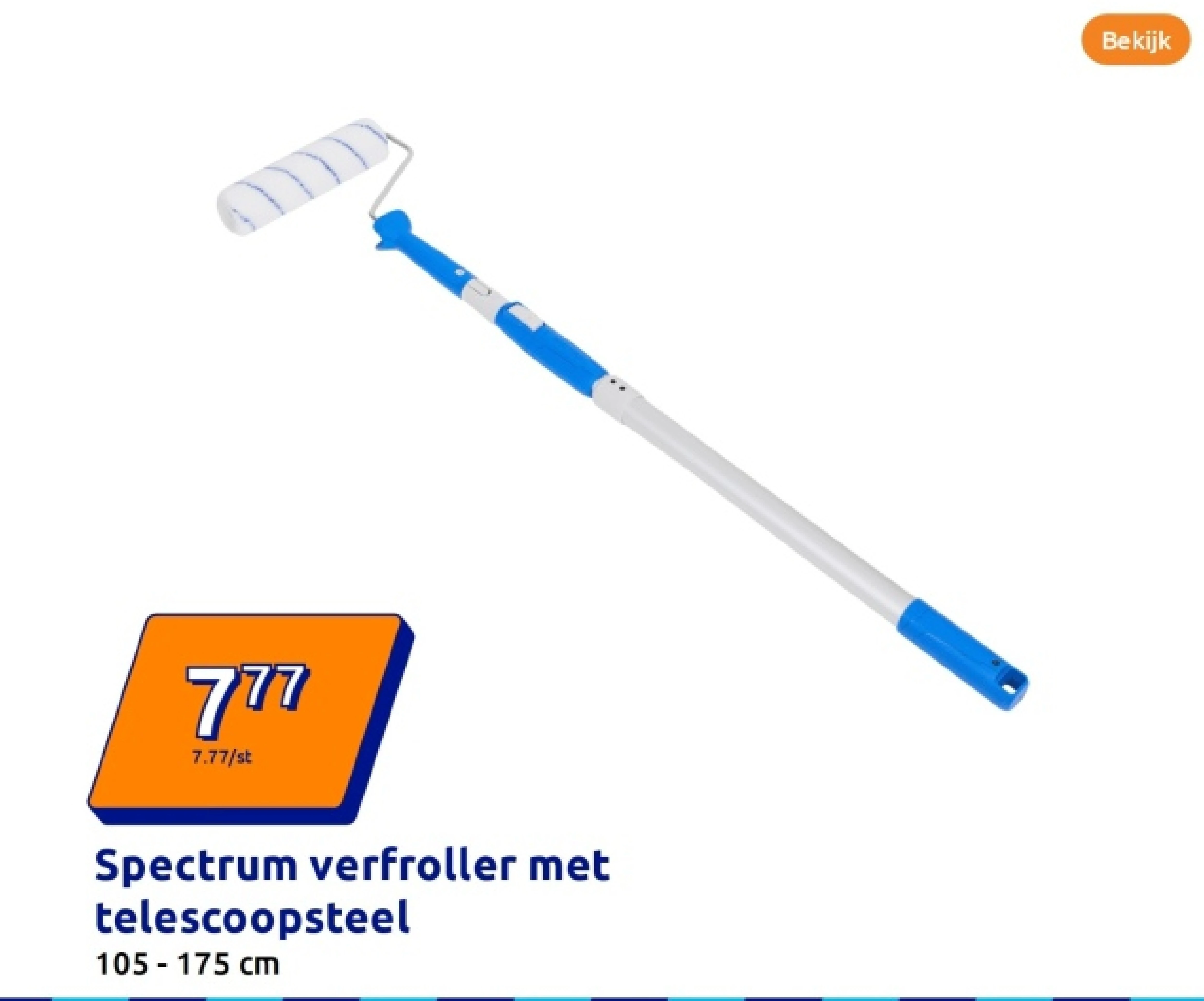 Spectrum verfroller met telescoopsteel