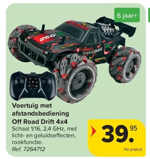 Voertuig met afstandsbediening Off Road Drift 4x4