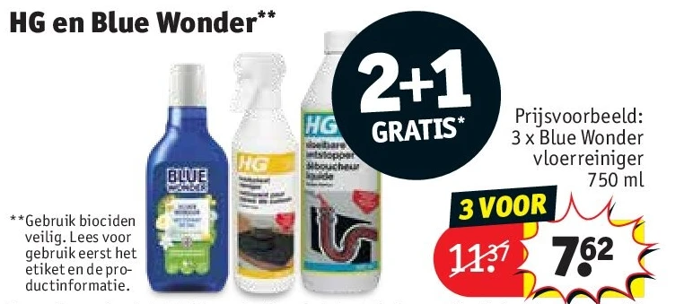 HG en Blue Wonder**