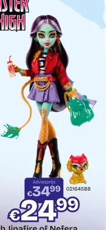 Monster High Jinafire of Nefera de Nile pop