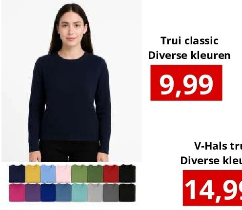 Trui classic Diverse kleuren