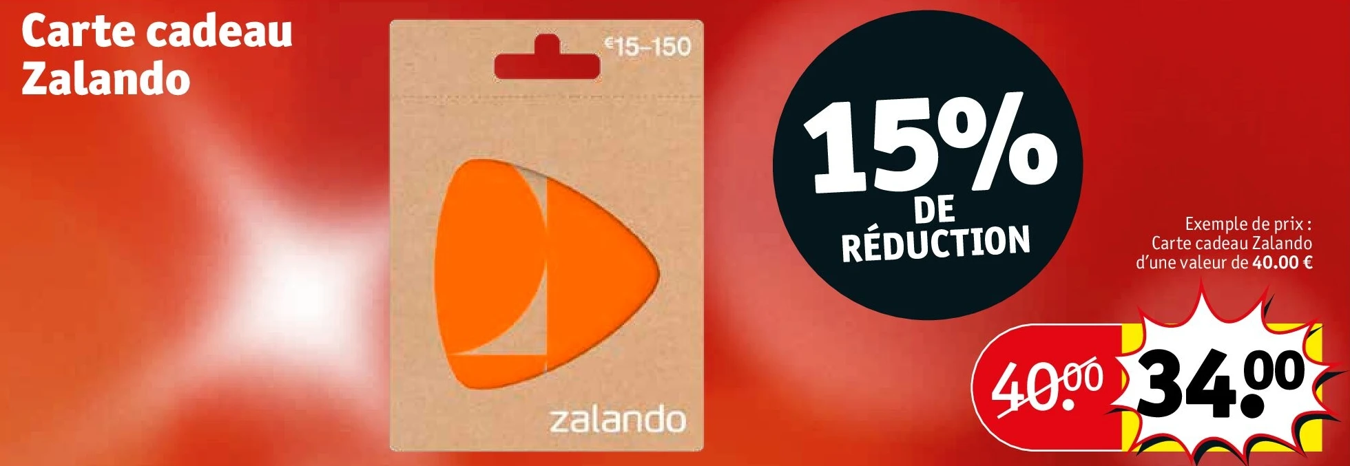Carte cadeau Zalando