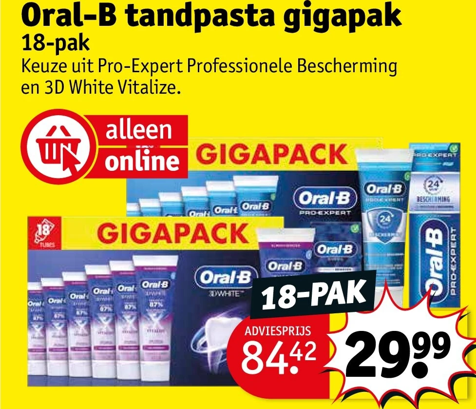Oral-B tandpasta gigapak
