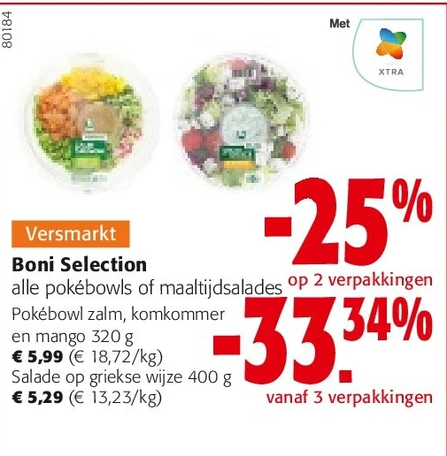 Pokébowl zalm, komkommer en mango 320 g