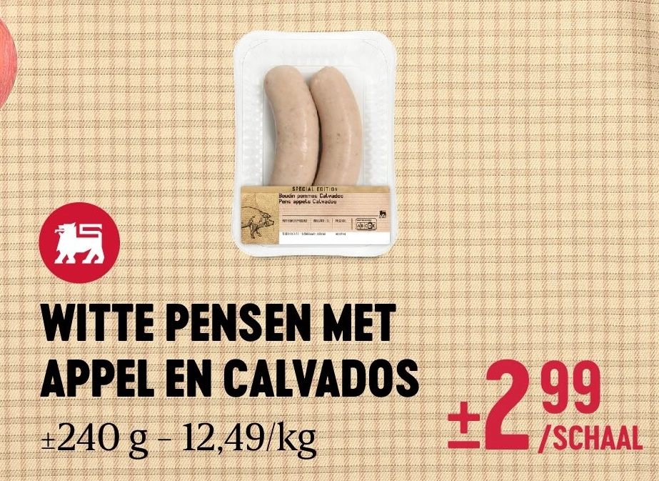 WITTE PENSEN MET APPEL EN CALVADOS