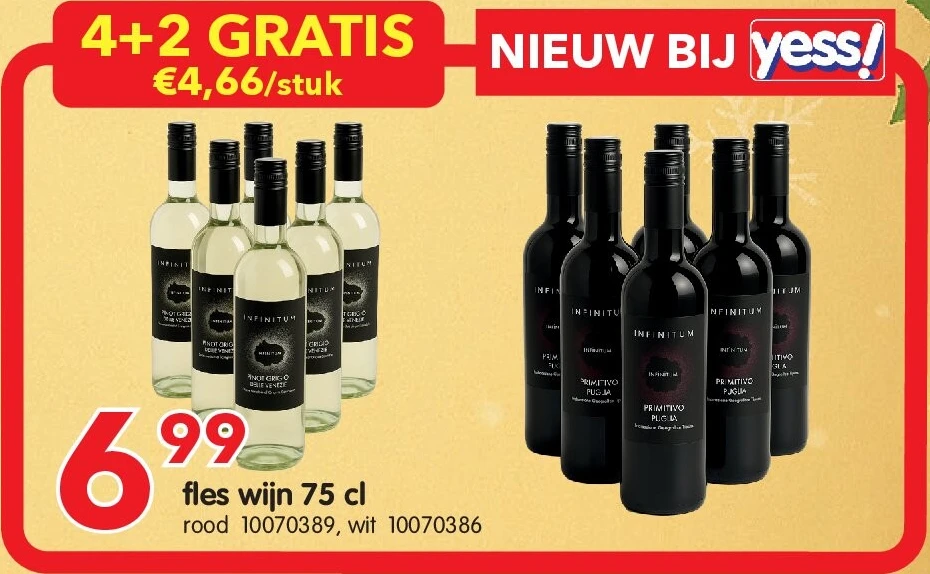 fles wijn 75 cl