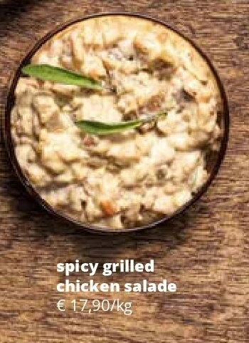 spicy grilled chicken salade