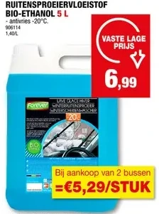 RUITENSPROEIERVLOEISTOF BIO-ETHANOL 5 L