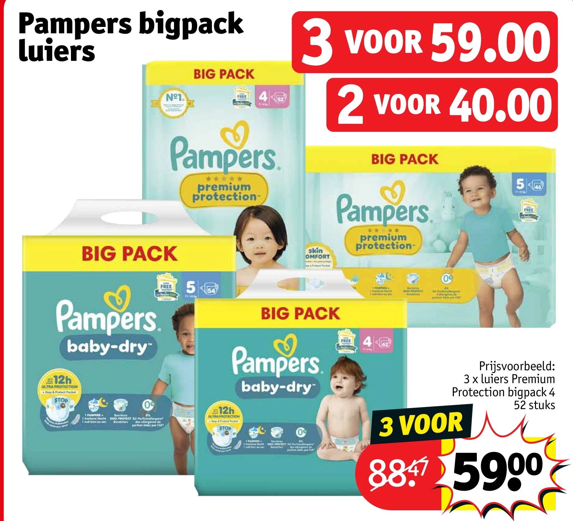 Pampers bigpack luiers