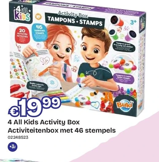 4 All Kids Activity Box Activiteitenbox met 46 stempels